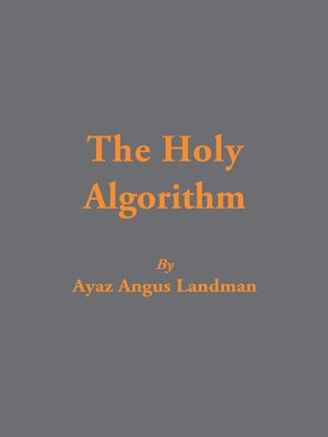 cover image of The Holy Algorithm